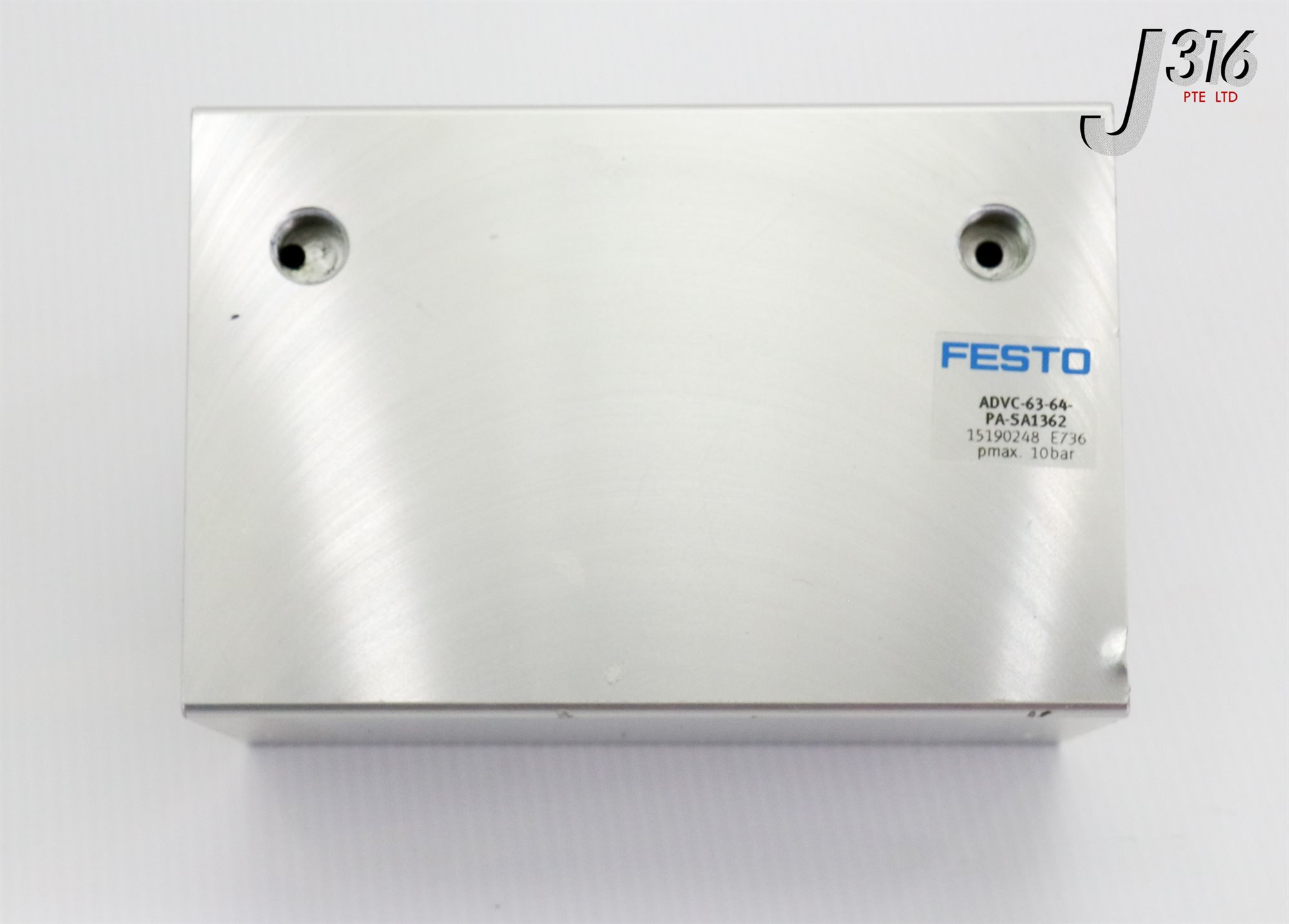 19335 FESTO DOUBLE-ACTING SHORT-STROKE CYL 15190248 ADVC-63-64-PA